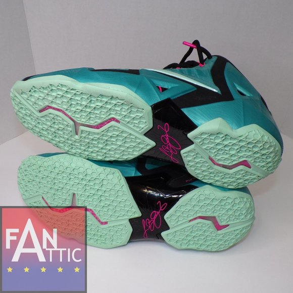 Nike Lebron XI South Beach Shoes Size 11 NIB - Picture 8 of 14